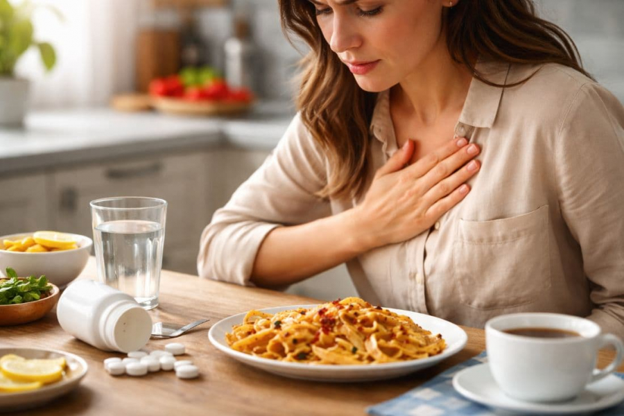 Печія: чому з’являється і чим відрізняється від рефлюксу