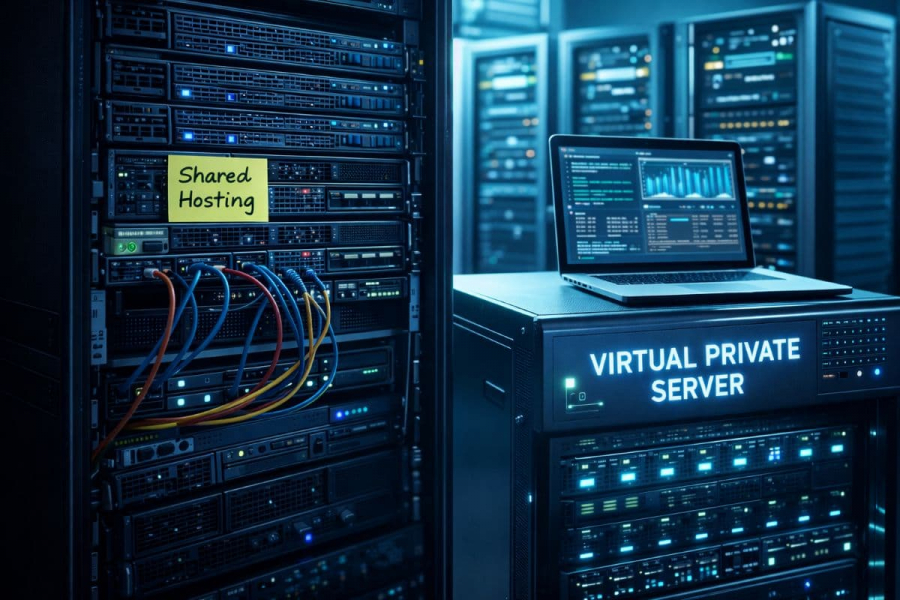 Що таке віртуальний сервер і чим він відрізняється від звичайного хостингу