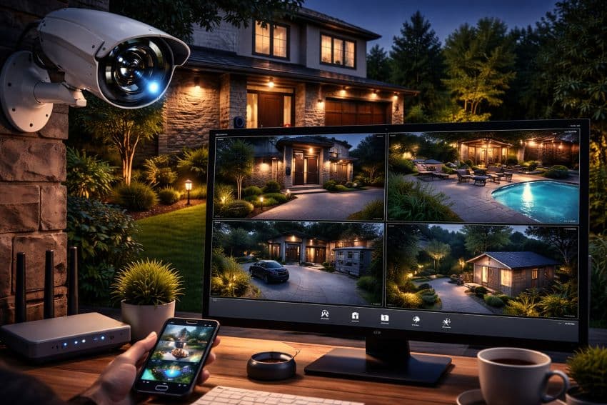 Система відеоспостереження будинку: контроль у режимі 24/7
