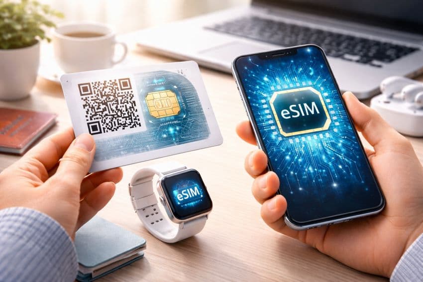 Технологии eSIM на современном столе