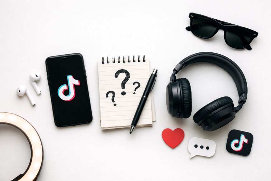 Смартфоном и аксессуары для общения и контента в TikTok