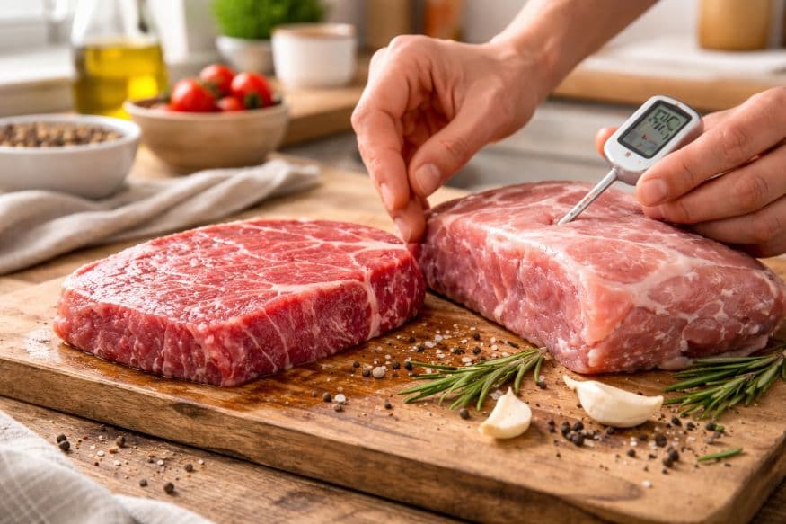 Як зрозуміти, що м'ясо вже розморожене правильно і готове до приготування