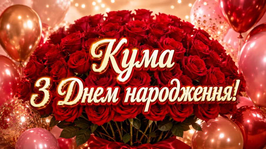 З днем народження кума