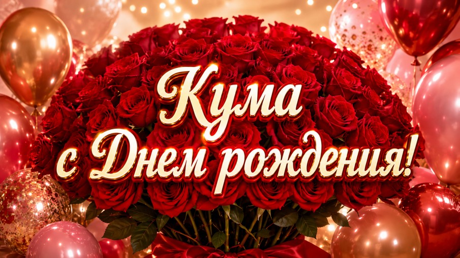 С днем ​​рождения кума
